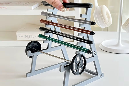 Barbell Pen Holder – Lift Your Desk Game!