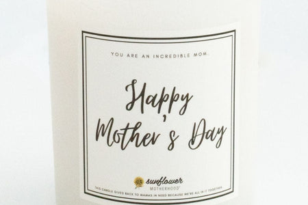 Happy Mother's Day Candle