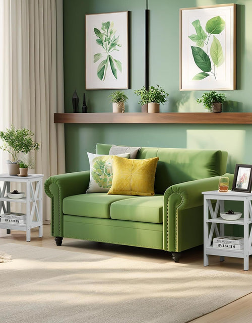 Load image into Gallery viewer, Modern Nightstands X-Design Side End Table Night Stand with Storage Shelf for Bedroom,Living Room,

