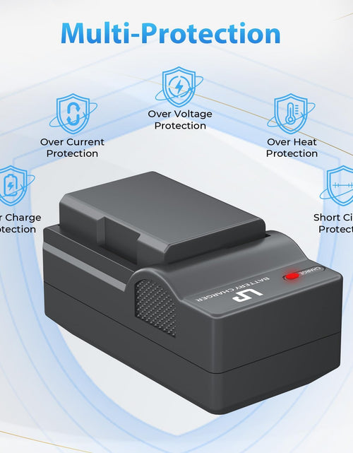 Load image into Gallery viewer, EN-EL14 EN El14A Battery Charger Pack,  Charger Compatible with Nikon D3500, D5600, D3300, D5100, D5500, D3100, D3200, D5200, D5300, D3400, DF, Cooix P7000, P7100, P7700, P7800 Cameras &amp; More
