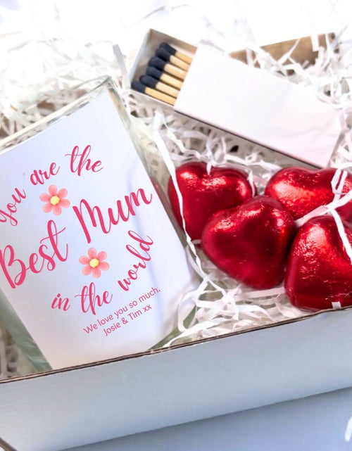 Load image into Gallery viewer, Personalised You're The Best Mum In The World Candle Gift Set | Mothers Day, Birthday
