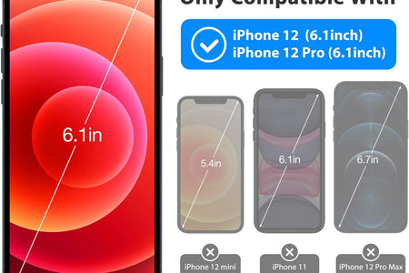 Compatible with Iphone 12 Case, Designed for Iphone 12 Pro Case Clear Shockproof Protective Phone Cases Released in 2020