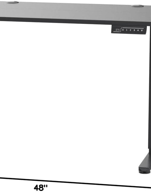 Load image into Gallery viewer, Height Adjustable Electric Standing Desk, 47.2 X 23.6 Inches Sit Stand up Desk, Memory Computer Home Office Desk (Black)
