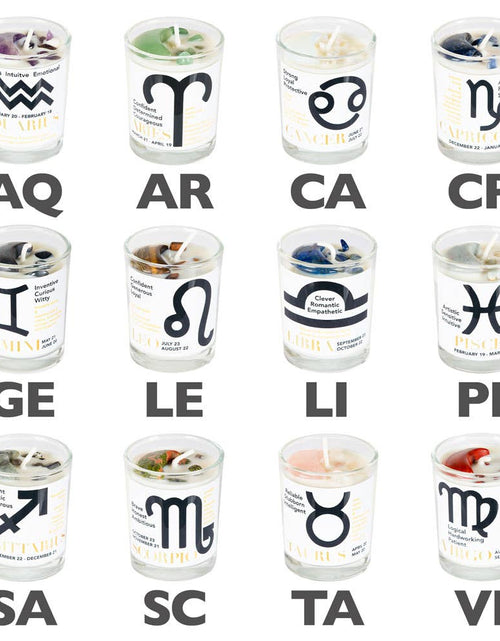 Load image into Gallery viewer, SMALL ZODIAC CANDLES: CAPRICORN (SODALITE)
