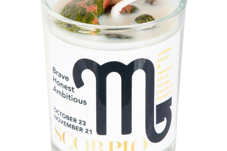 SMALL ZODIAC CANDLES: CAPRICORN (SODALITE)