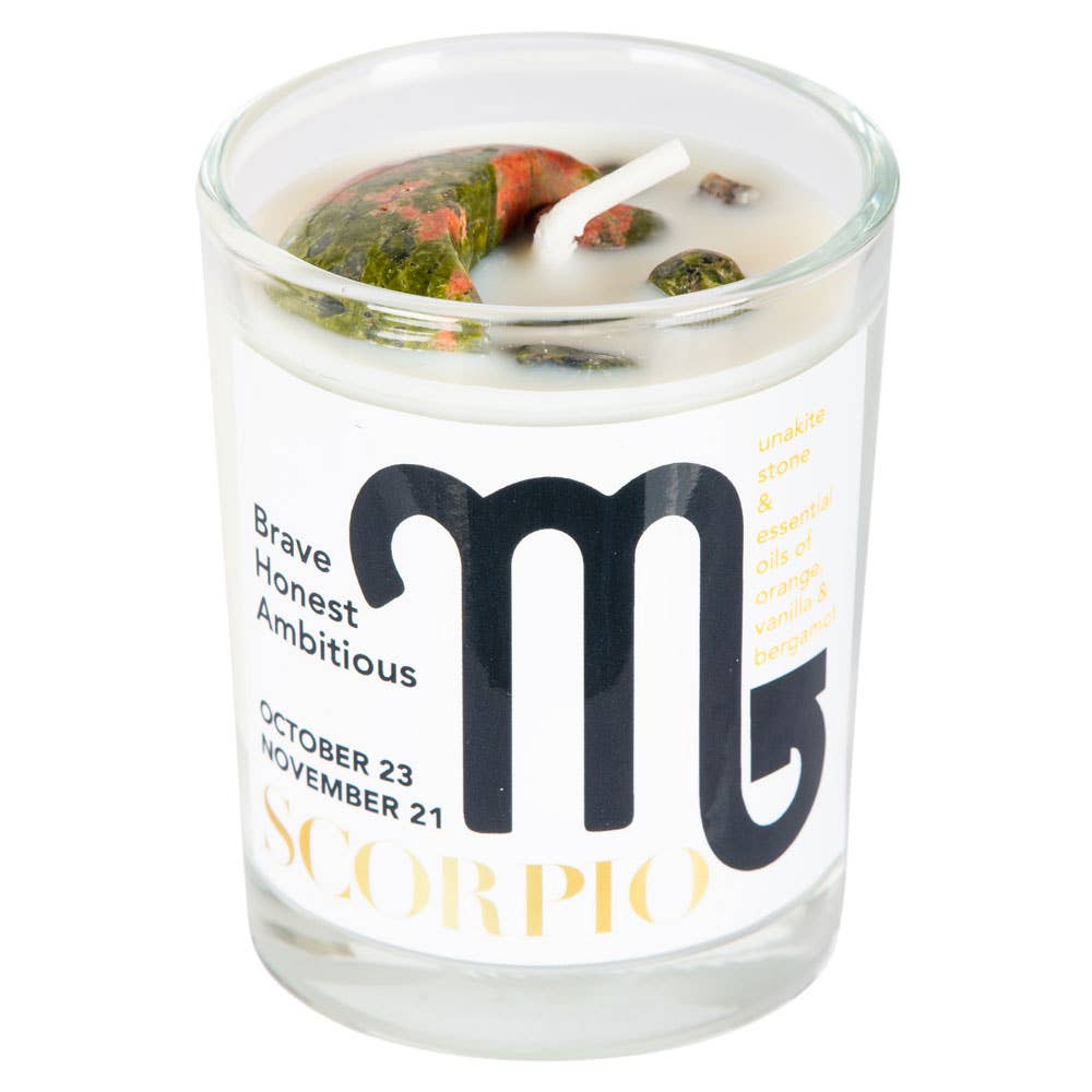 SMALL ZODIAC CANDLES: CAPRICORN (SODALITE)