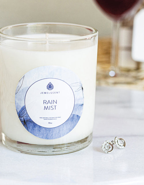 Load image into Gallery viewer, Rain Mist 10oz Mystery Jewelry Candle

